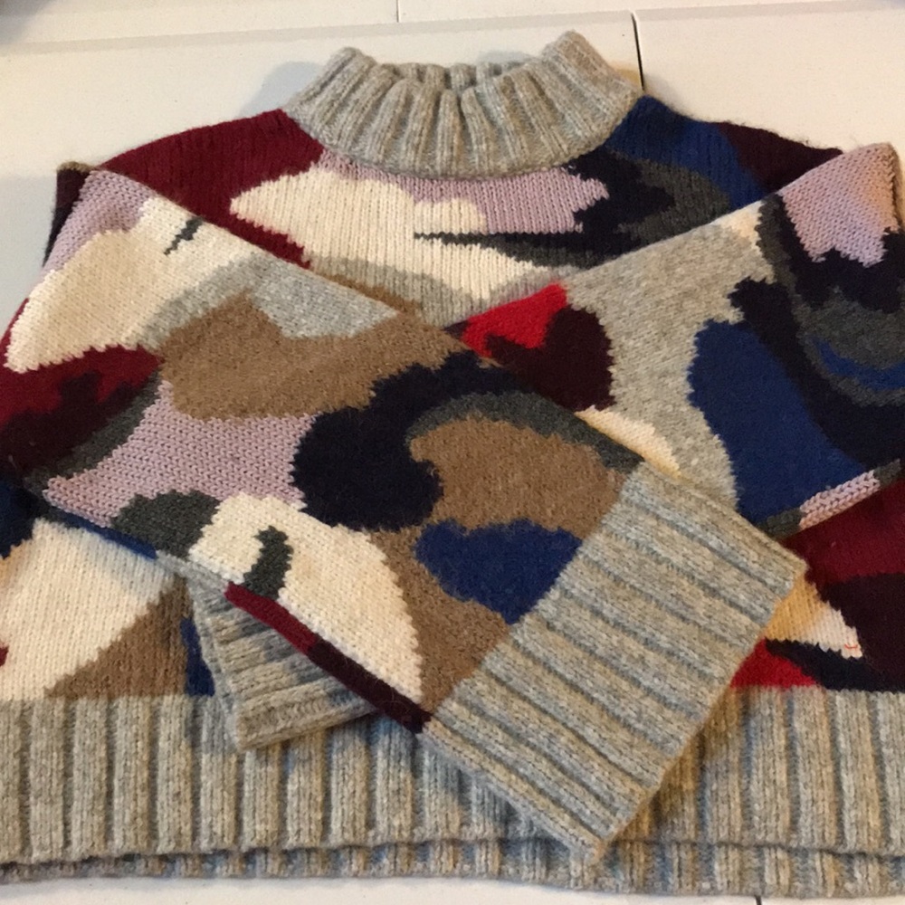 ELEVEN SIX Alpaca Bell Sleeve Turtleneck Sweater - Picture 8 of 10